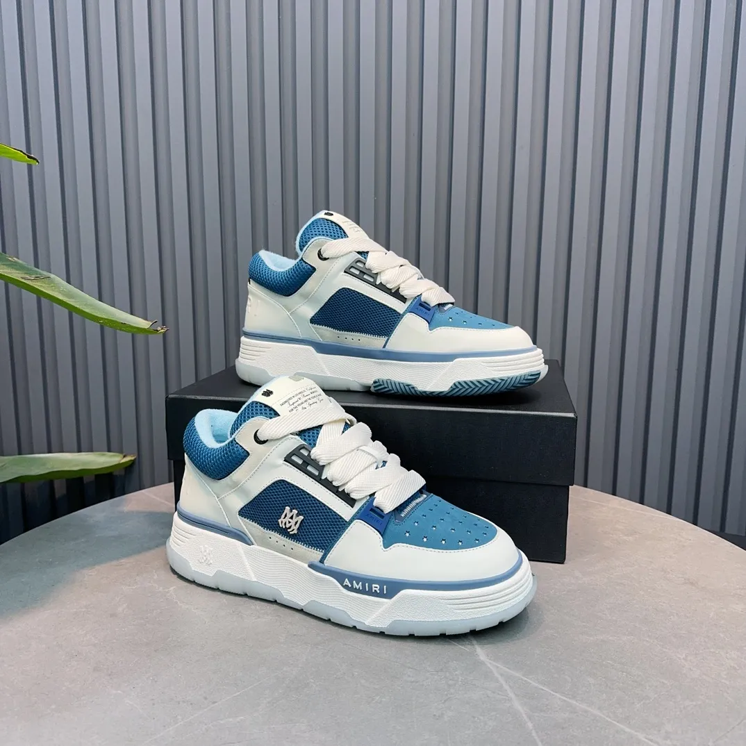 Men's shoes 💰660💰 AMIRI AMIRI trendy brand hot sale 🔥 Available all year round, couples 💑 Official website synchronization Imported fabrics 1⃣️ vs 1⃣️ replica, original factory special original sole, 35-45 (45. non-refundable)